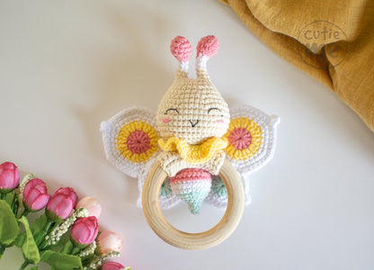 PATTERN Butterfly Teether Rattle