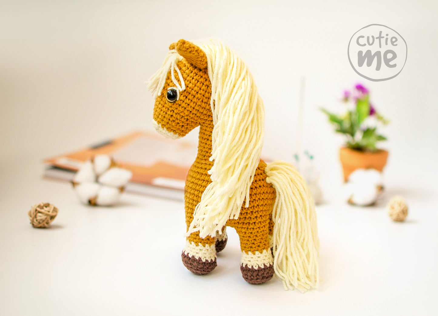 Betty the Horse amigurumi crochet toy pattern pdf