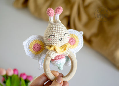 PATTERN Butterfly Teether Rattle