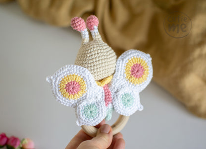 PATTERN Butterfly Teether Rattle