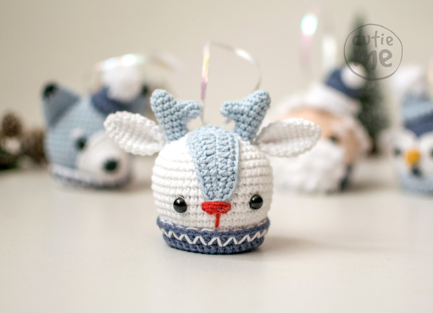 Christmas Baubles Set amigurumi crochet toy pattern pdf