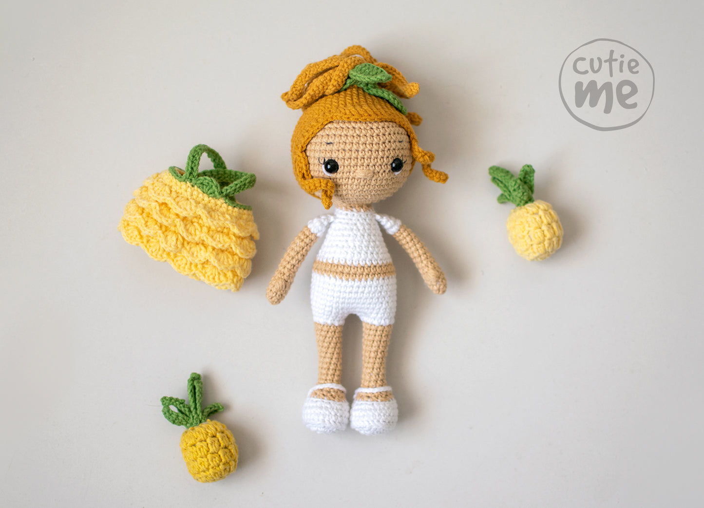 Penny the Doll amigurumi crochet toy pattern pdf