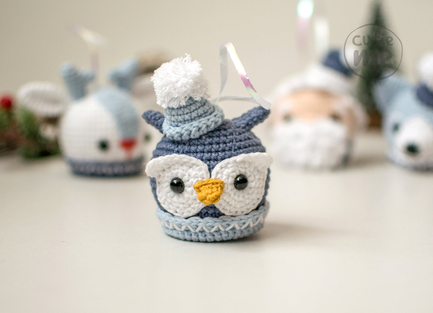 Christmas Baubles Set amigurumi crochet toy pattern pdf