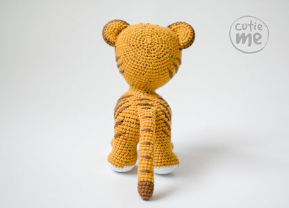 Rocky The Tiger amigurumi crochet toy pattern pdf