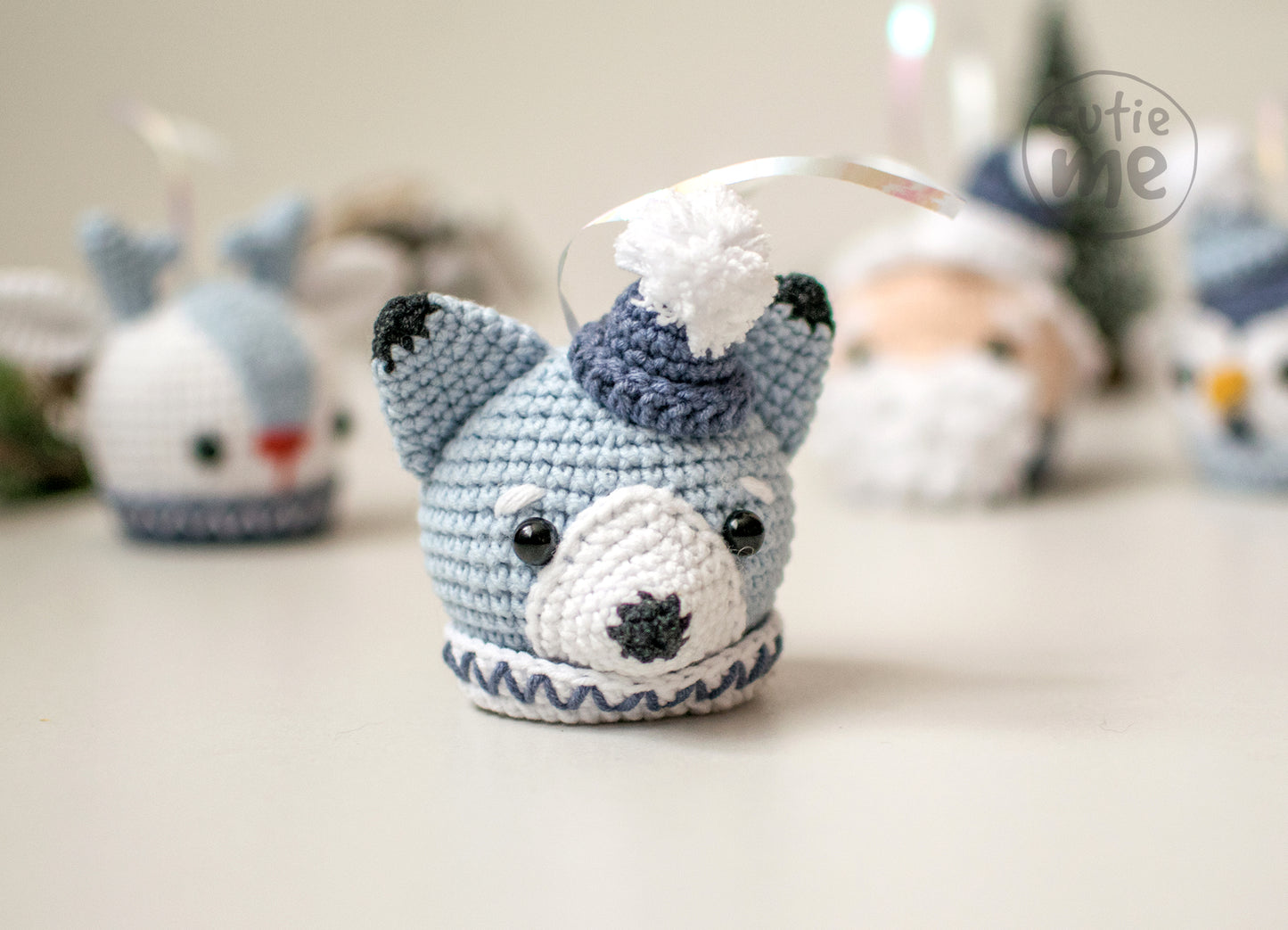 Christmas Baubles Set amigurumi crochet toy pattern pdf