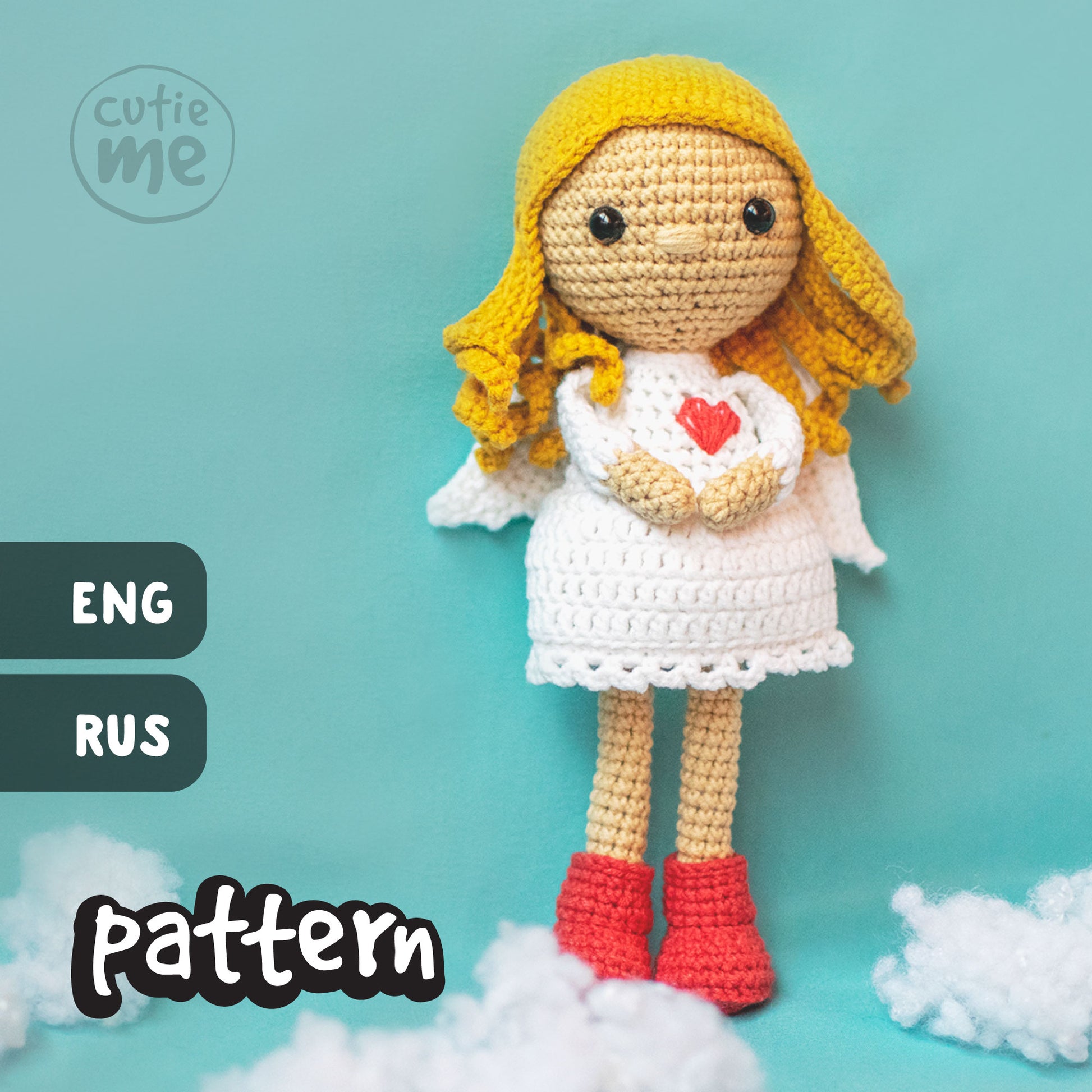 Little Angel amigurumi crochet toy pattern pdf