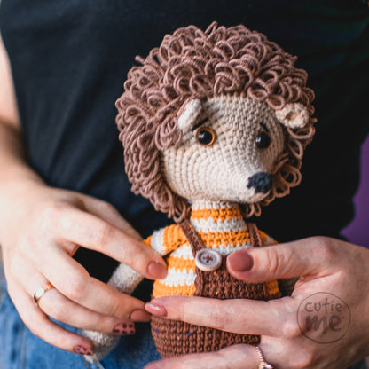 Bob the Hedgehog amigurumi crochet toy pattern pdf