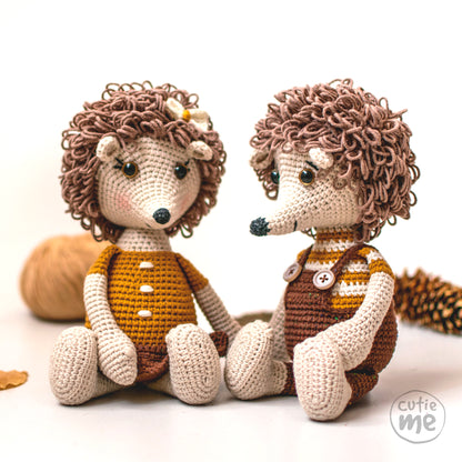 Bob the Hedgehog amigurumi crochet toy pattern pdf