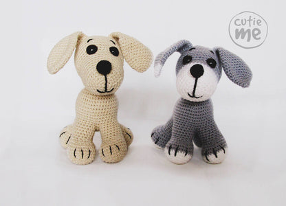 The little dog Avka amigurumi crochet toy pattern pdf