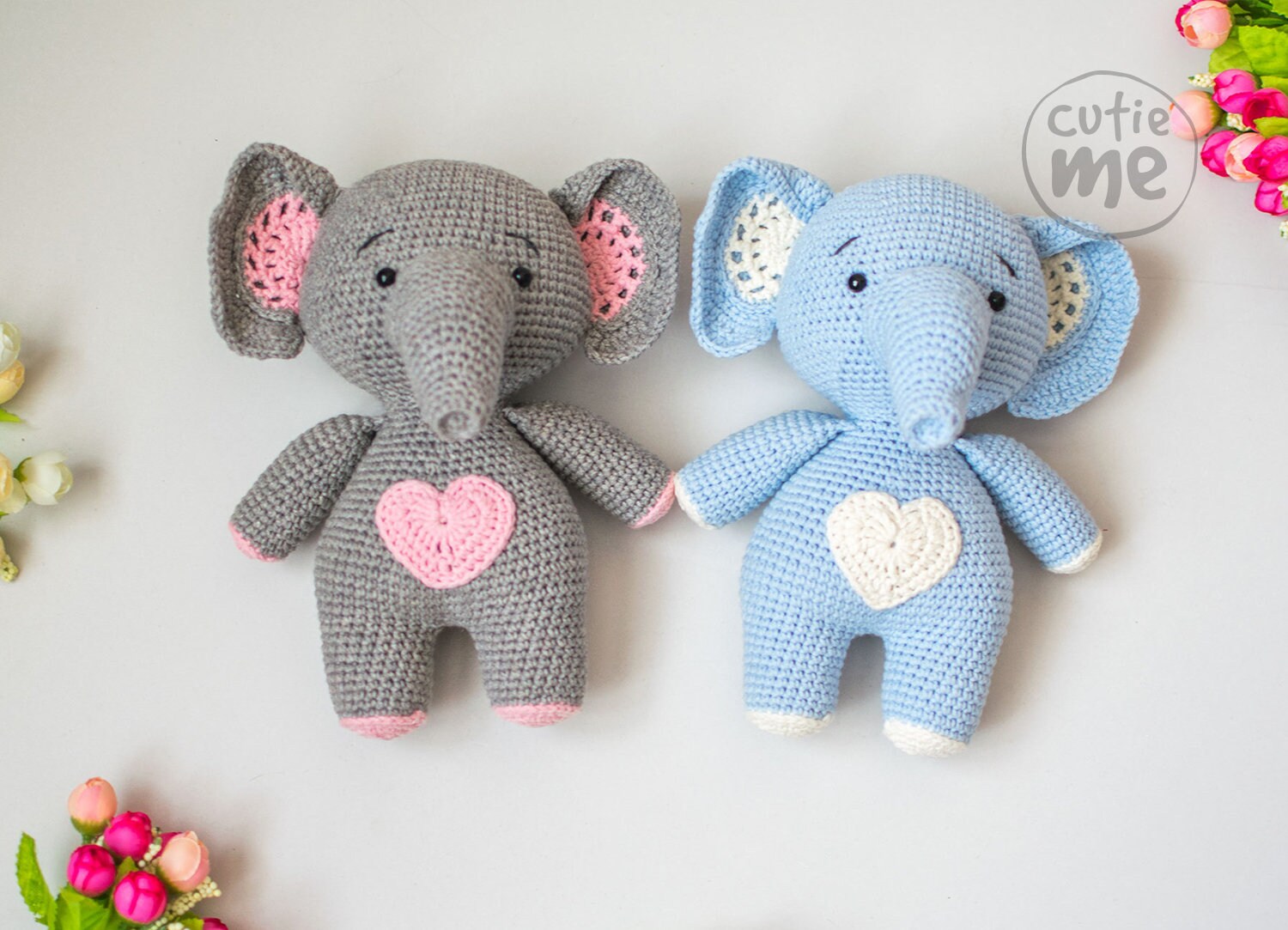 Melman the Elephant amigurumi crochet toy pattern pdf