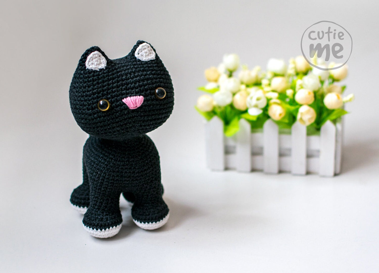 Mia the Cat amigurumi crochet toy pattern pdf