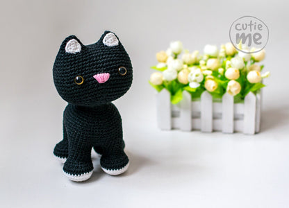 Mia the Cat amigurumi crochet toy pattern pdf