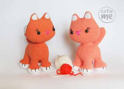 Mia the Cat amigurumi crochet toy pattern pdf