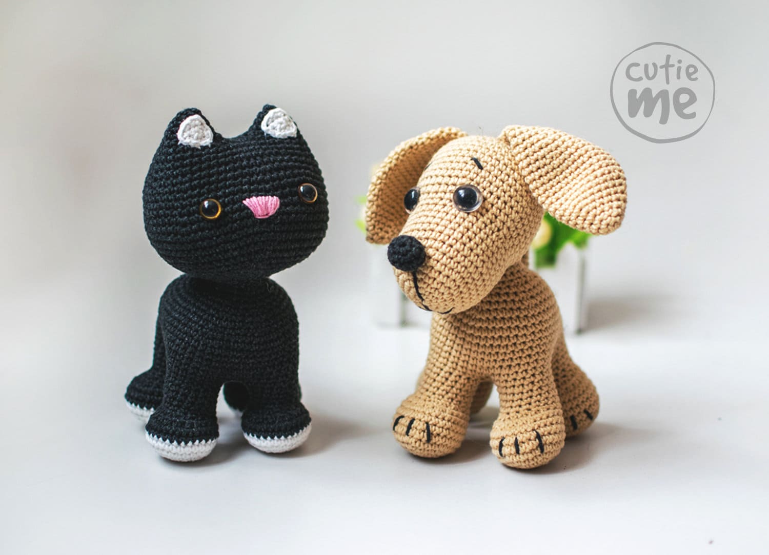 Mia the Cat amigurumi crochet toy pattern pdf