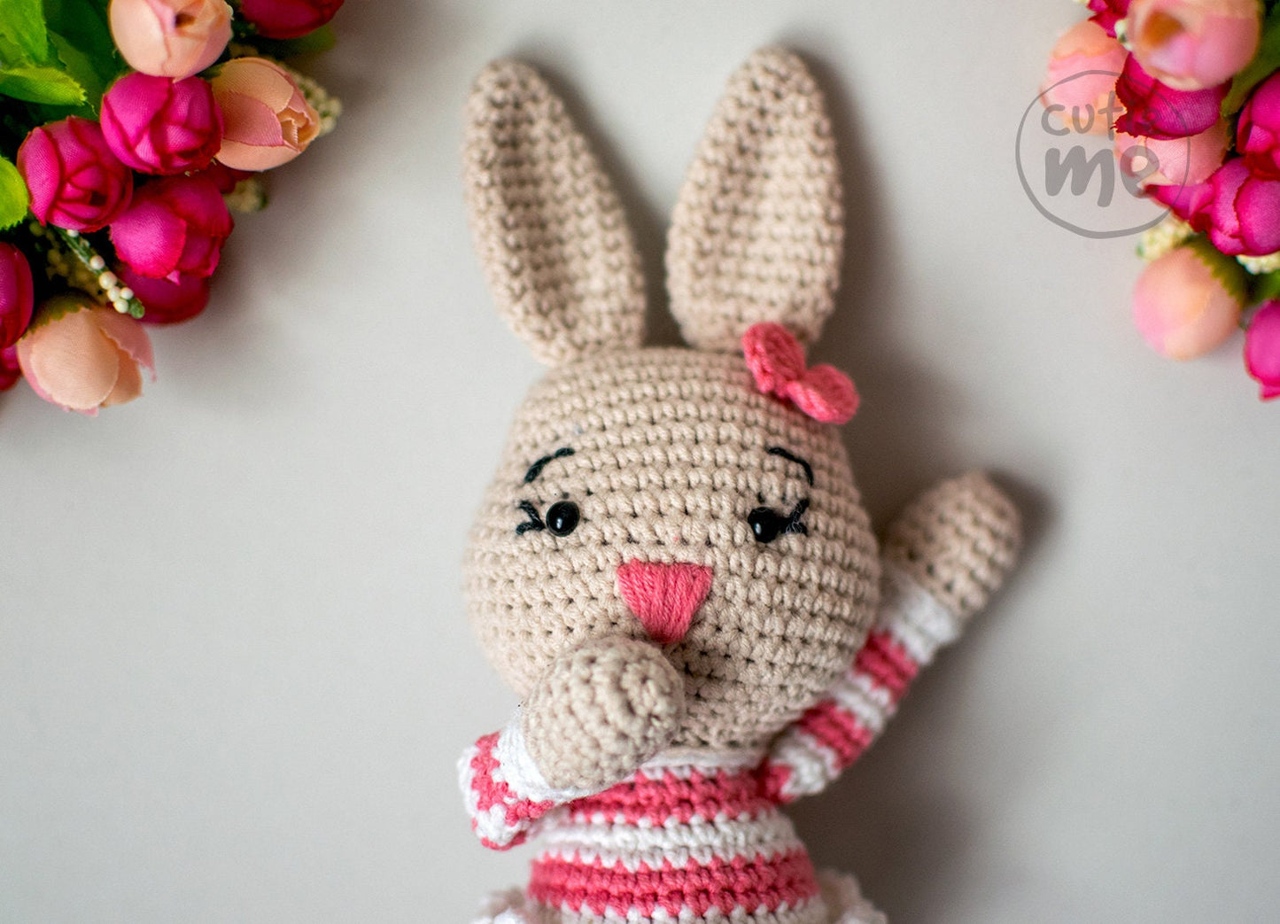 Lilou the Bunny amigurumi crochet toy pattern pdf