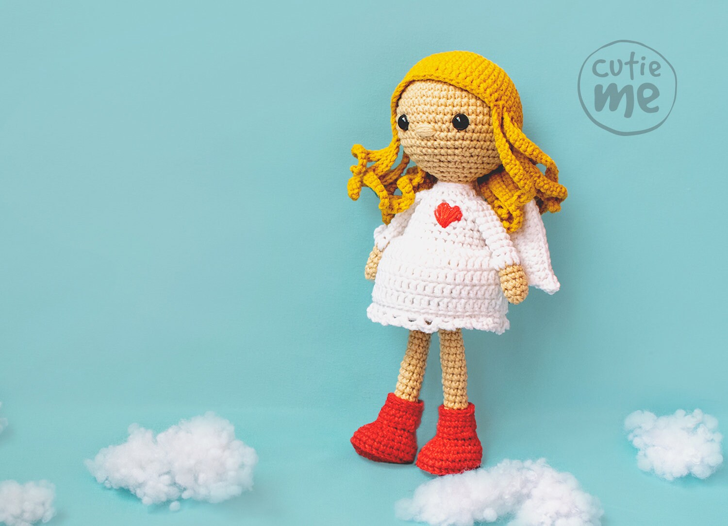 Little Angel amigurumi crochet toy pattern pdf