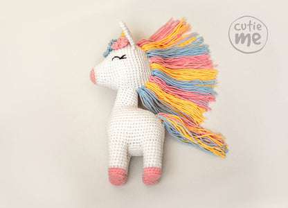 Lucy the Unicorn amigurumi crochet toy pattern pdf