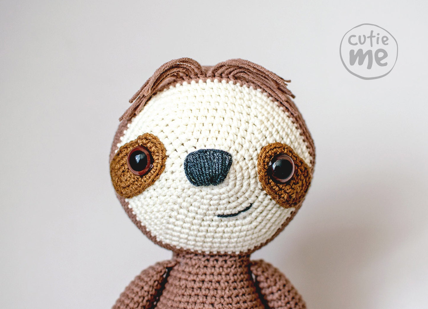 Sam the Sloth amigurumi crochet toy pattern pdf