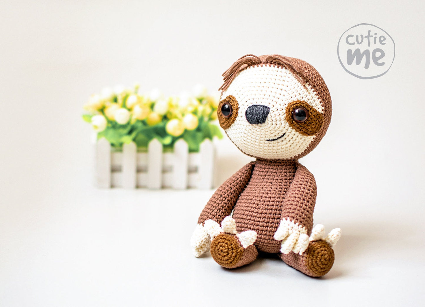 Sam the Sloth amigurumi crochet toy pattern pdf