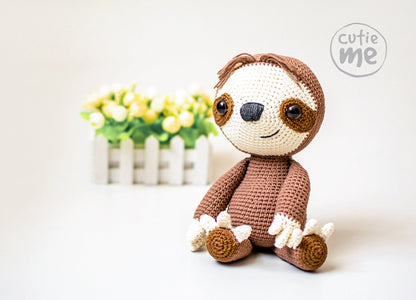 Sam the Sloth amigurumi crochet toy pattern pdf