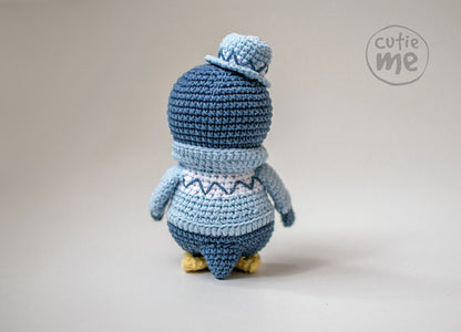 Joe the Penguin amigurumi crochet toy pattern pdf