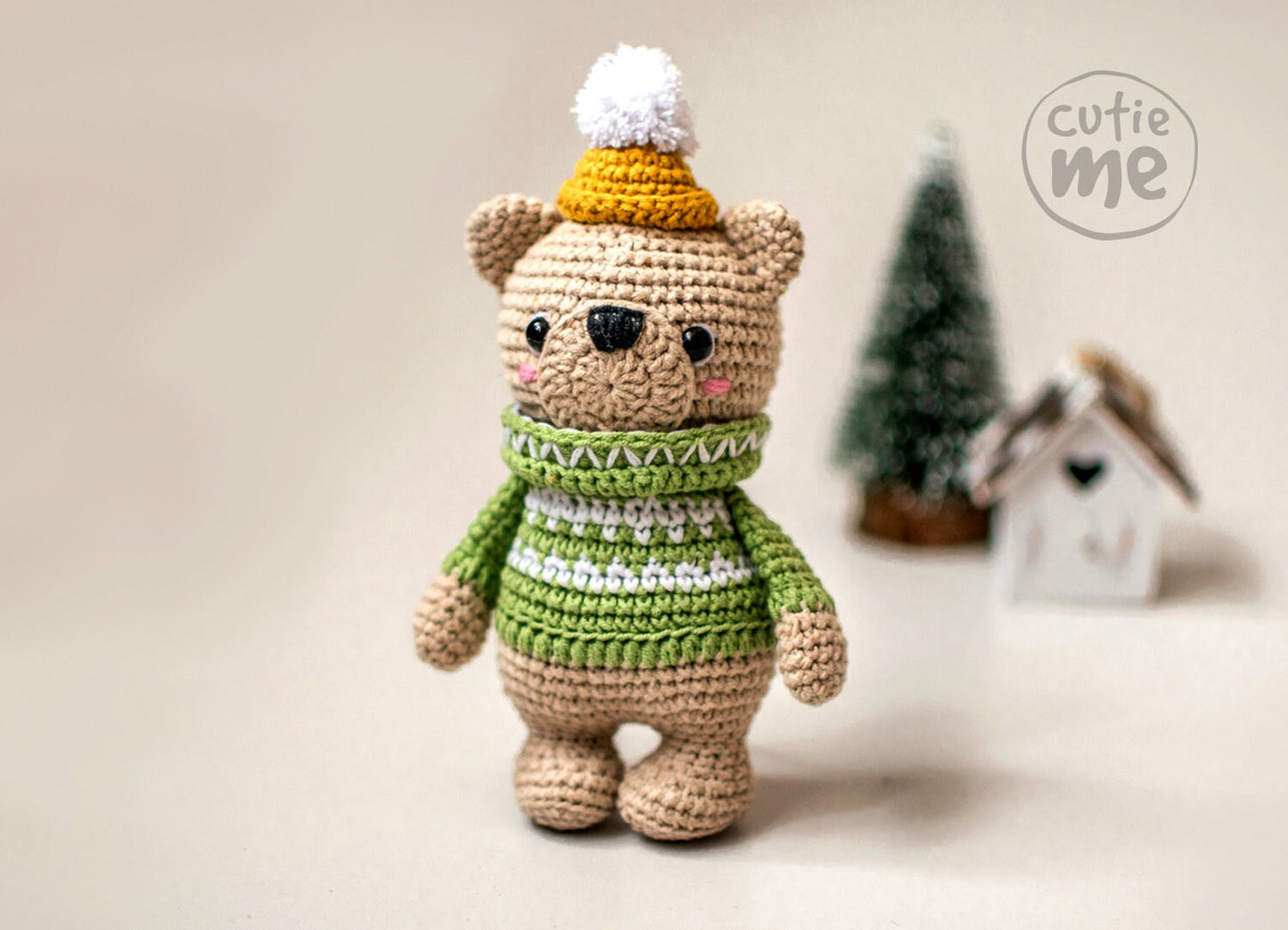 Ben the Bear amigurumi crochet toy pattern pdf