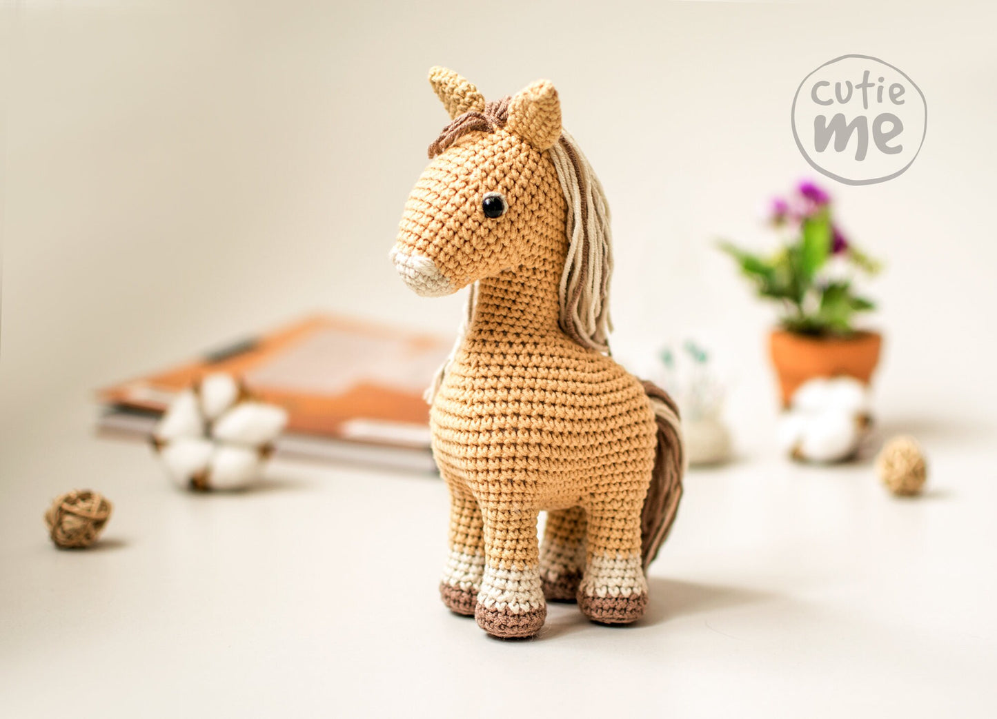 Betty the Horse amigurumi crochet toy pattern pdf