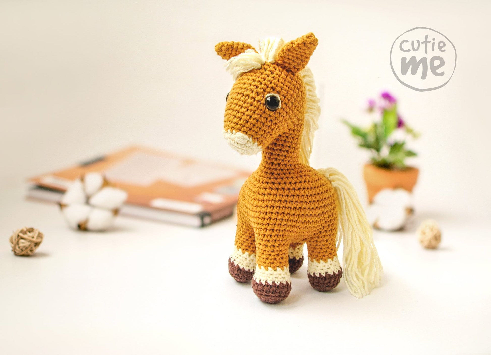 Betty the Horse amigurumi crochet toy pattern pdf