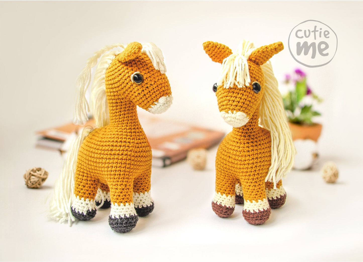 Betty the Horse amigurumi crochet toy pattern pdf