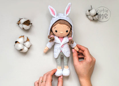 Bonnie the Doll amigurumi crochet toy pattern pdf