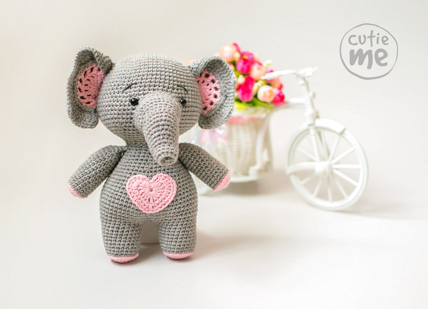 Melman the Elephant amigurumi crochet toy pattern pdf