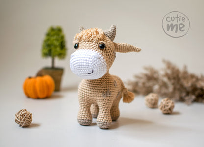 Potap The Bull amigurumi crochet toy pattern pdf