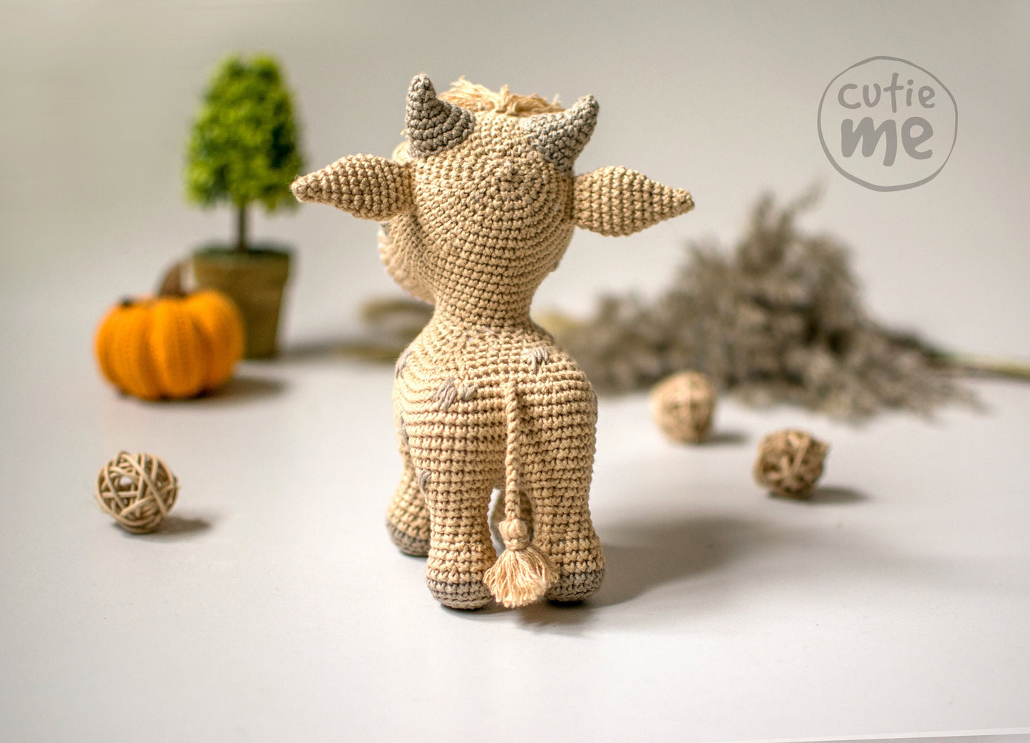 Potap The Bull amigurumi crochet toy pattern pdf