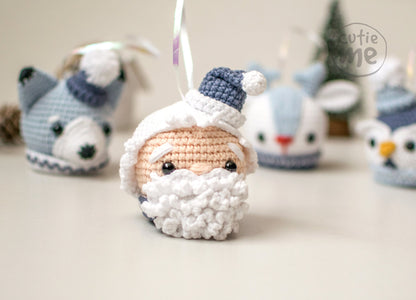 Christmas Baubles Set amigurumi crochet toy pattern pdf