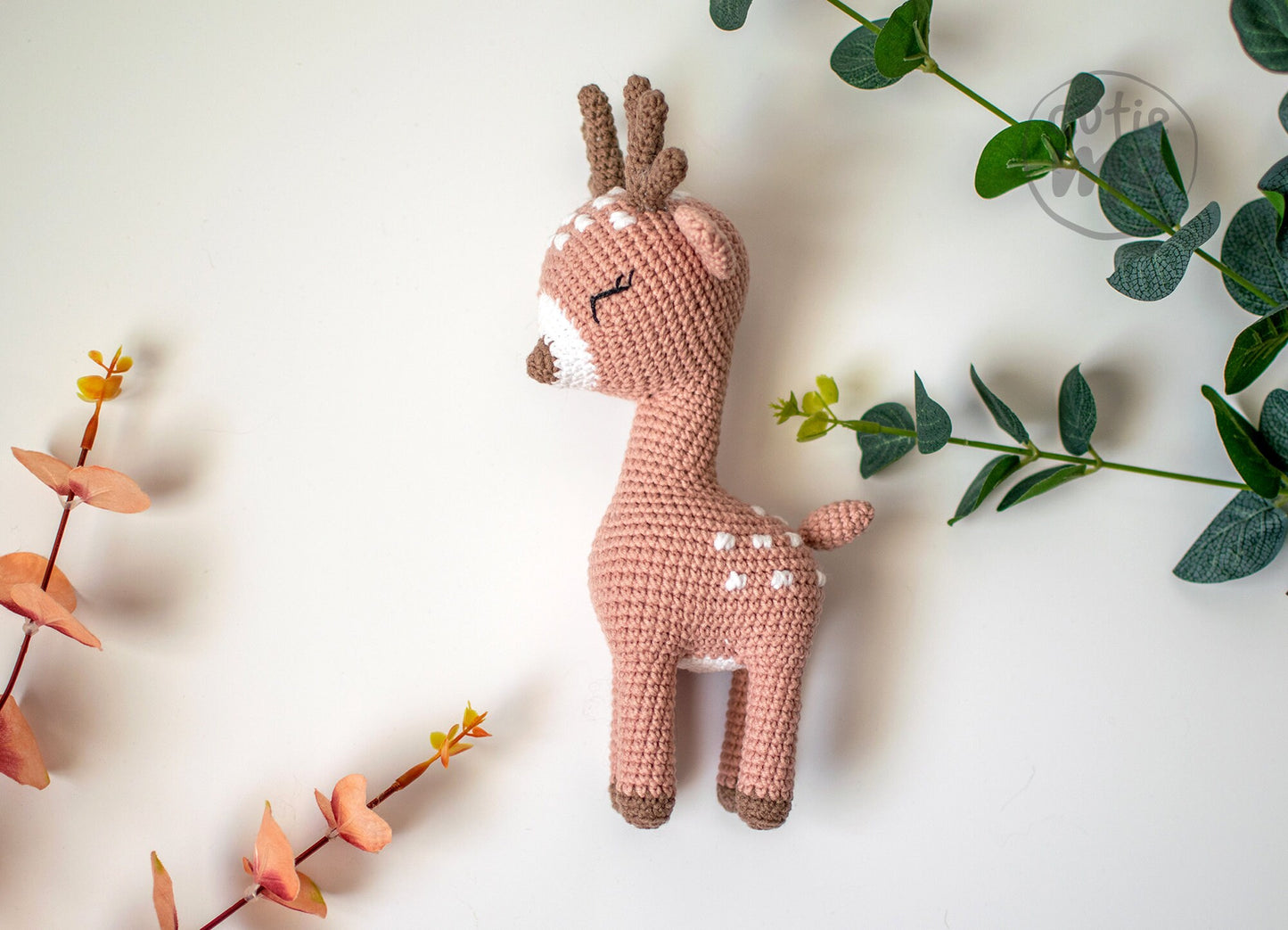 Alice the Deer amigurumi crochet toy pattern pdf