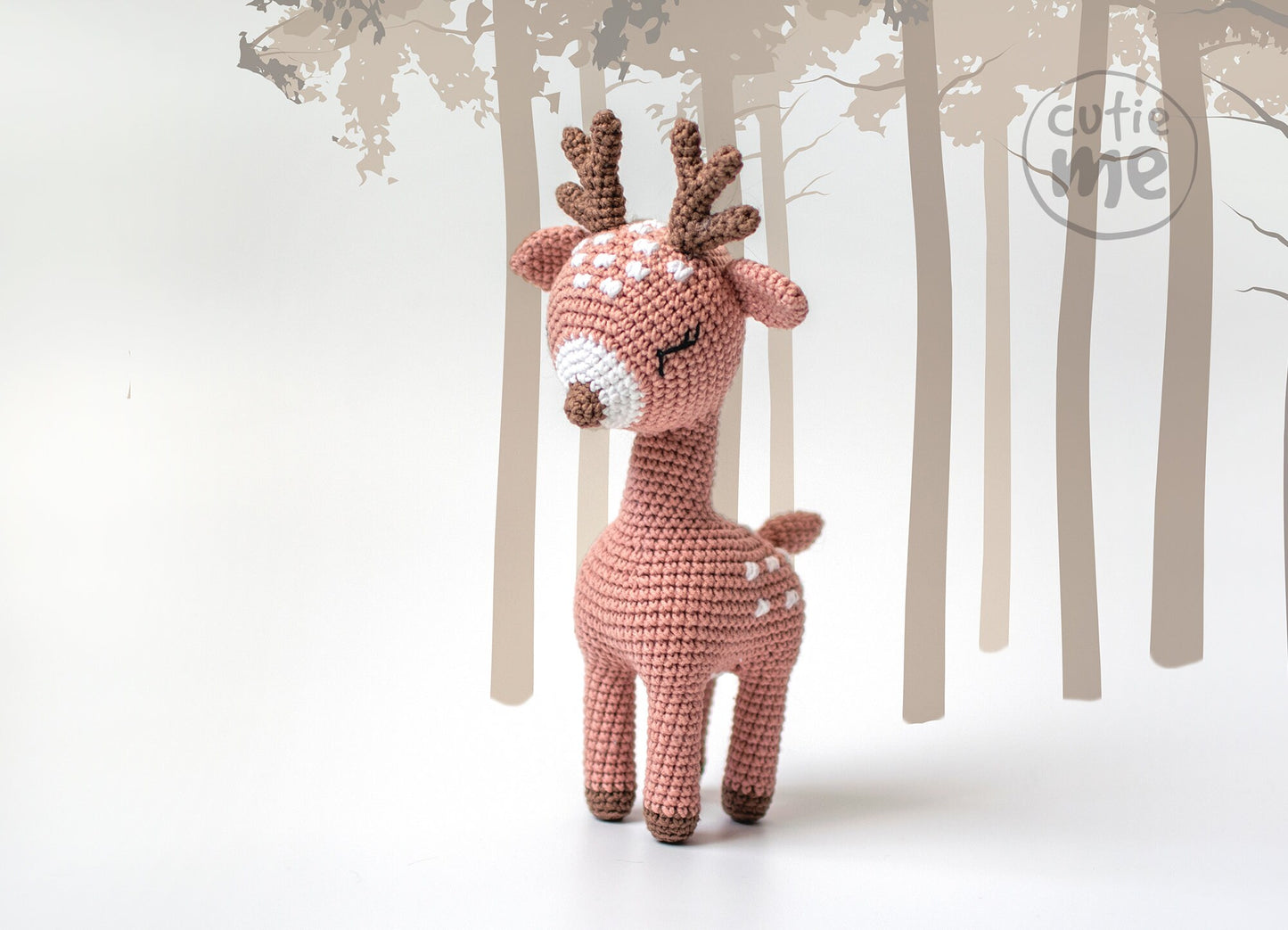 Alice the Deer amigurumi crochet toy pattern pdf