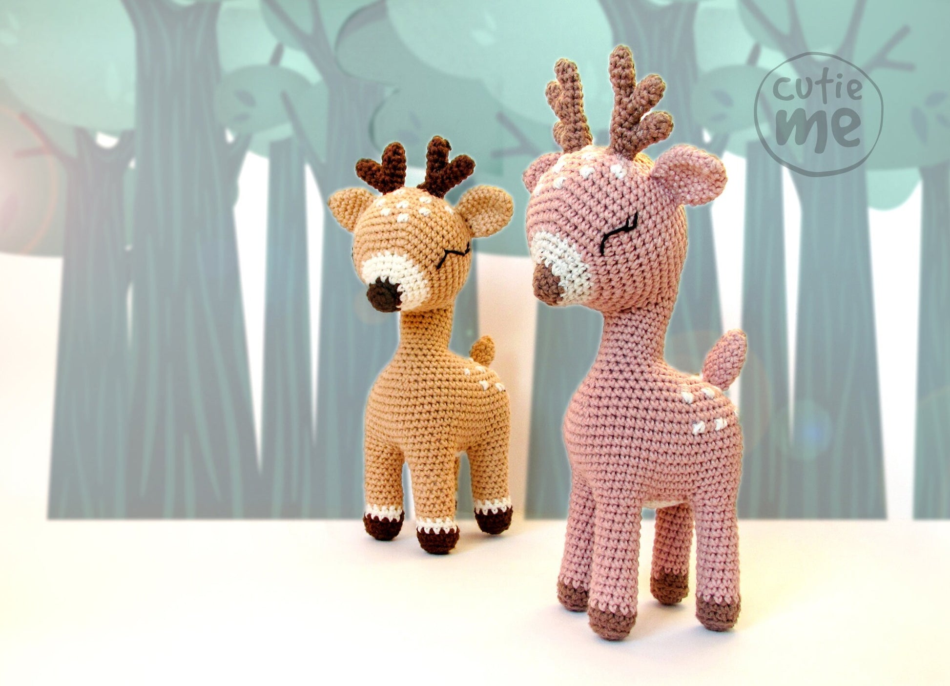 Alice the Deer amigurumi crochet toy pattern pdf