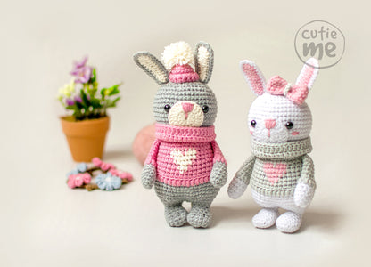 Lapi the Bunny amigurumi crochet toy pattern pdf