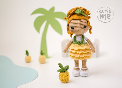 Penny the Doll amigurumi crochet toy pattern pdf