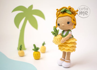 Penny the Doll amigurumi crochet toy pattern pdf