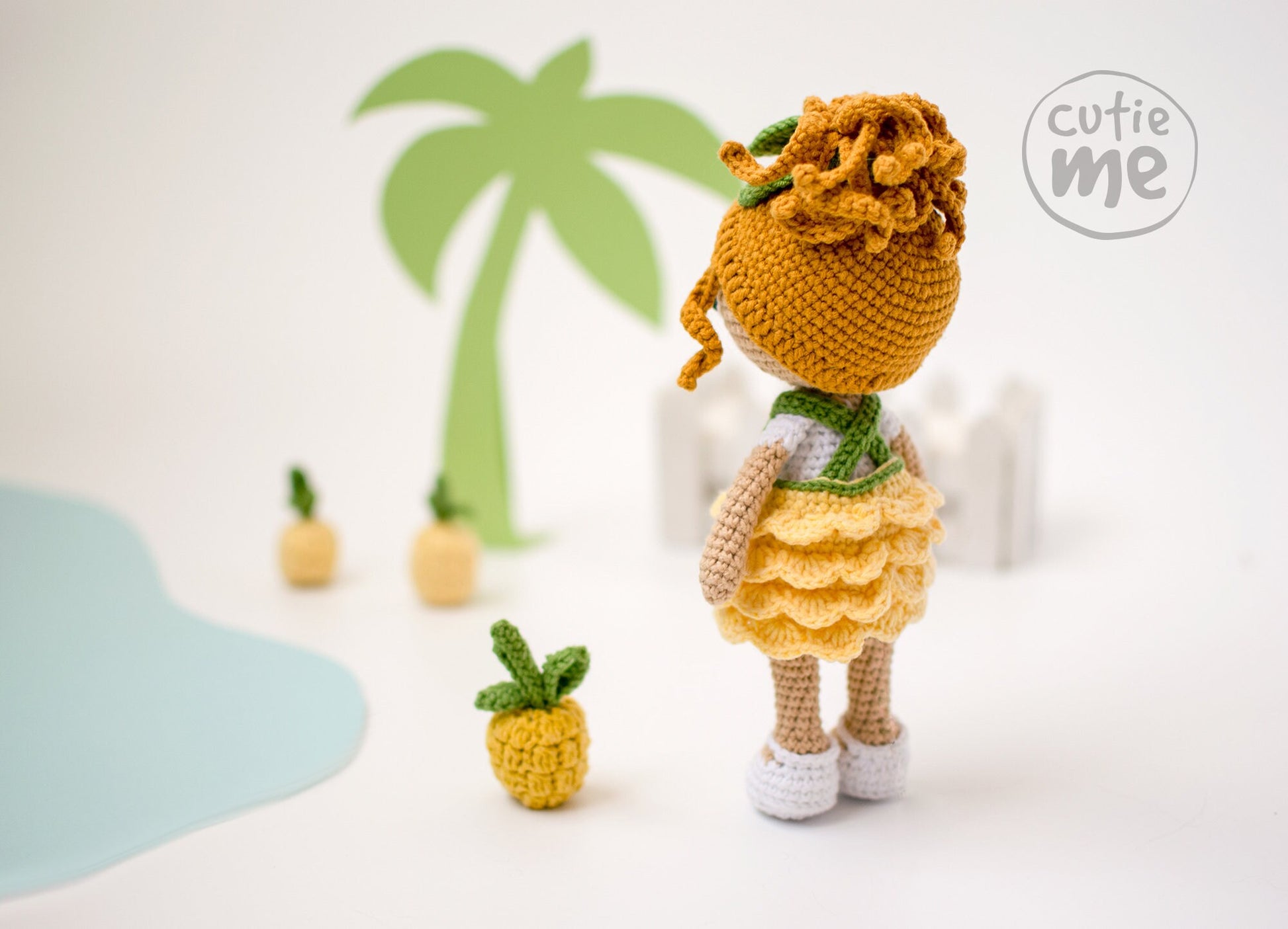 Penny the Doll amigurumi crochet toy pattern pdf