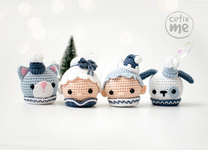 Christmas Balls Set amigurumi crochet toy pattern pdf