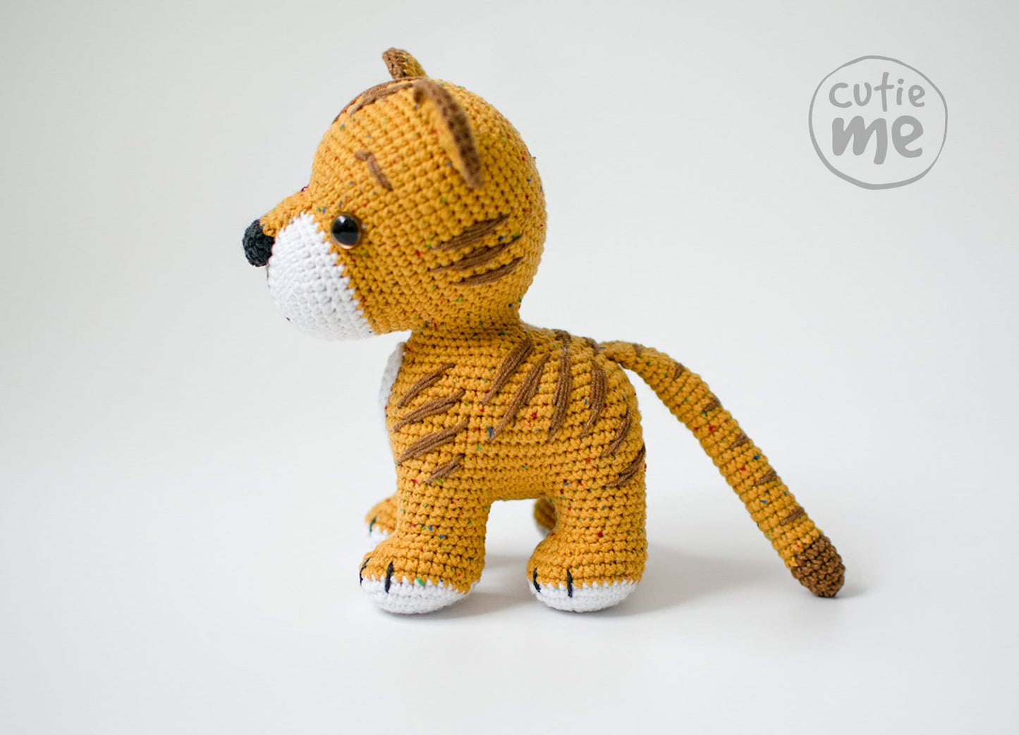 Rocky The Tiger amigurumi crochet toy pattern pdf