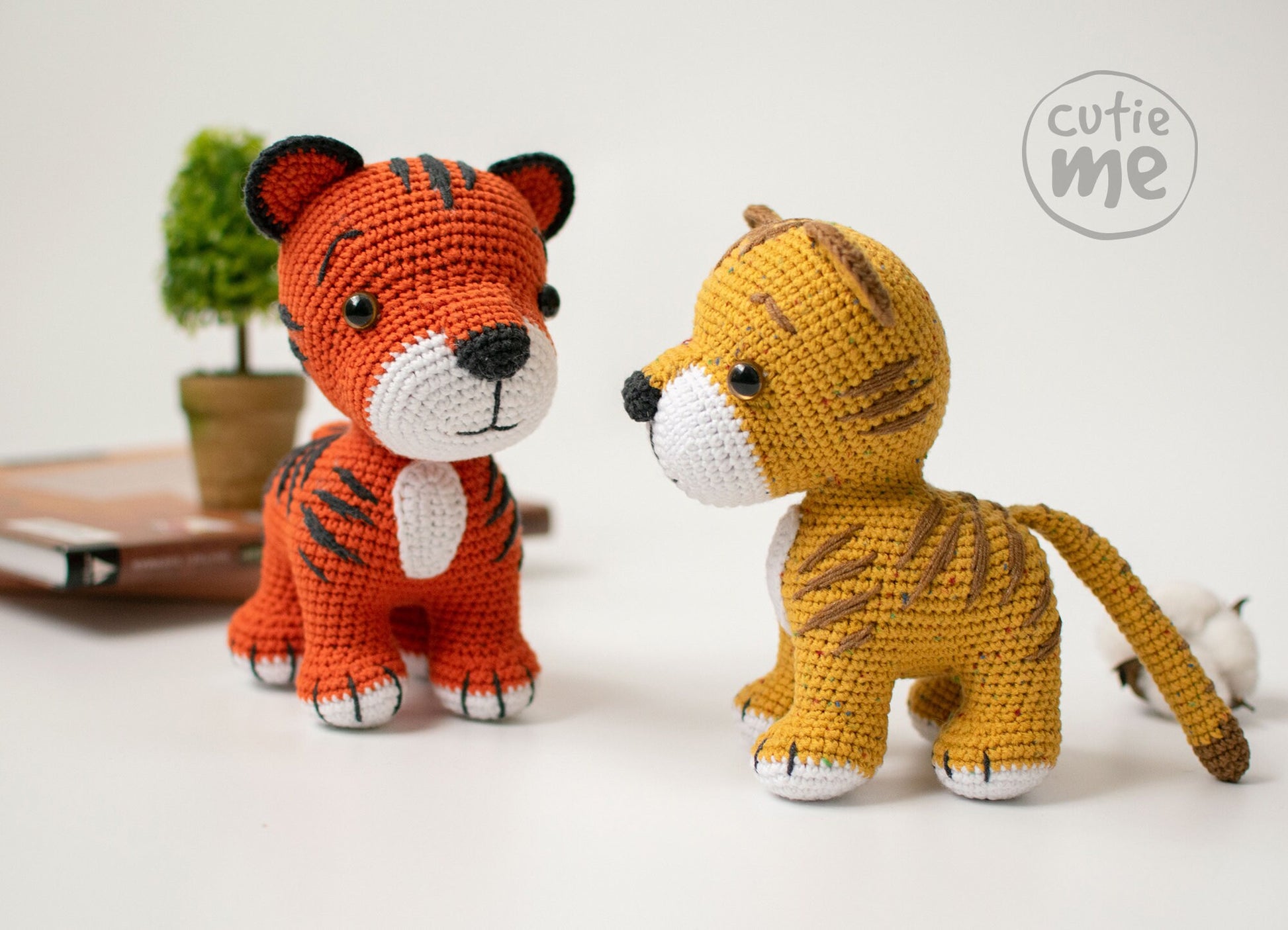 Rocky The Tiger amigurumi crochet toy pattern pdf