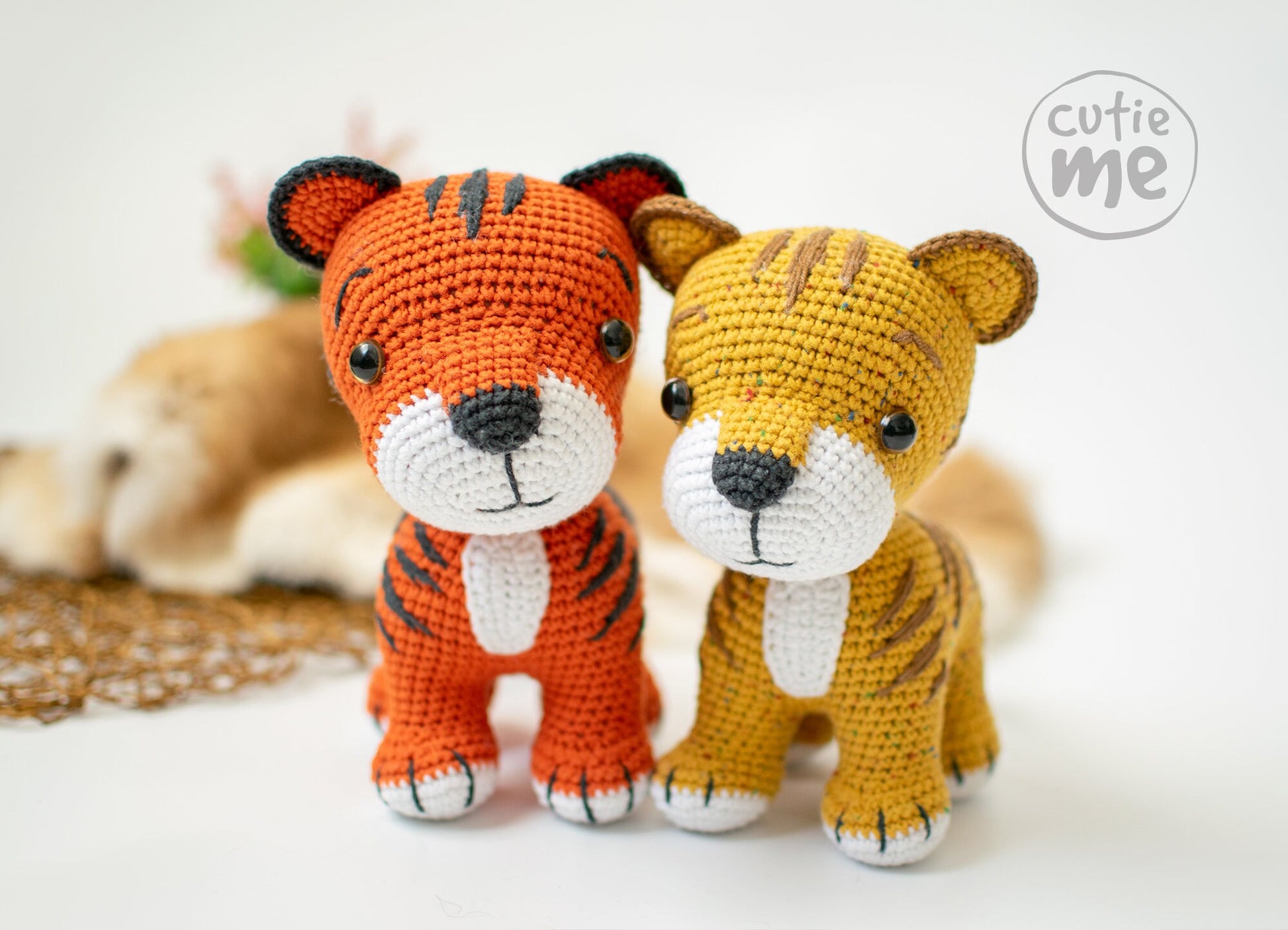 Rocky The Tiger amigurumi crochet toy pattern pdf