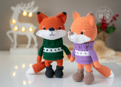 Fox Wook amigurumi crochet toy pattern pdf