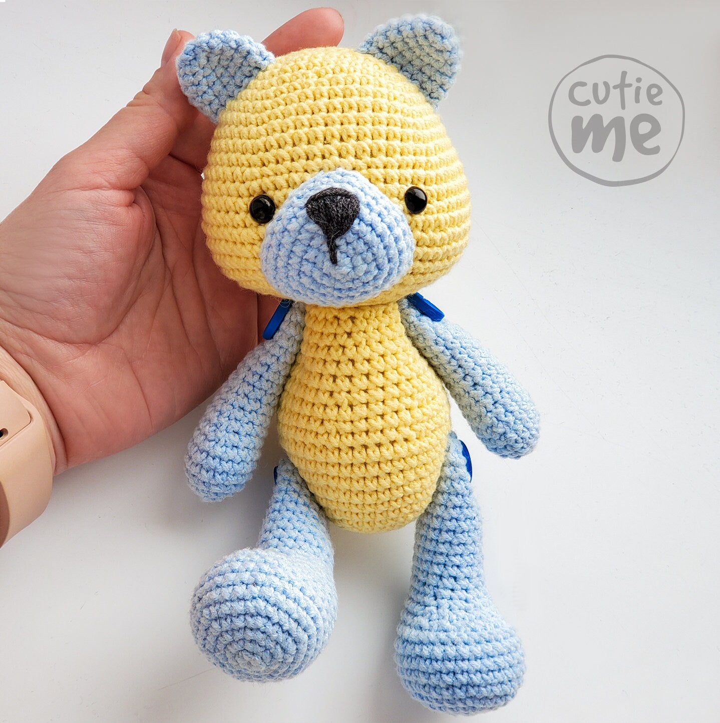 Slava the Bear amigurumi crochet toy pattern pdf