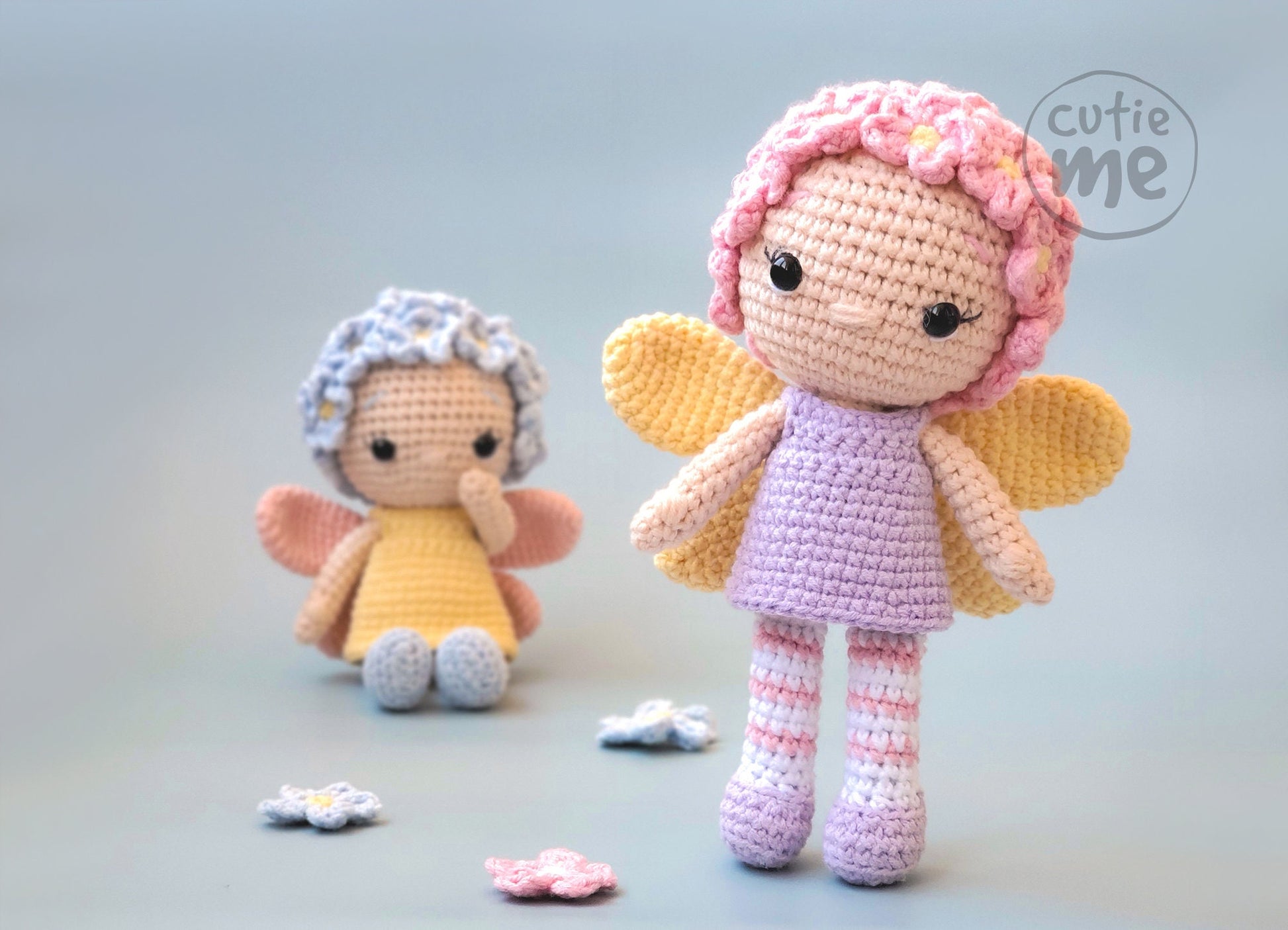 Fleur the Fairy amigurumi crochet toy pattern pdf