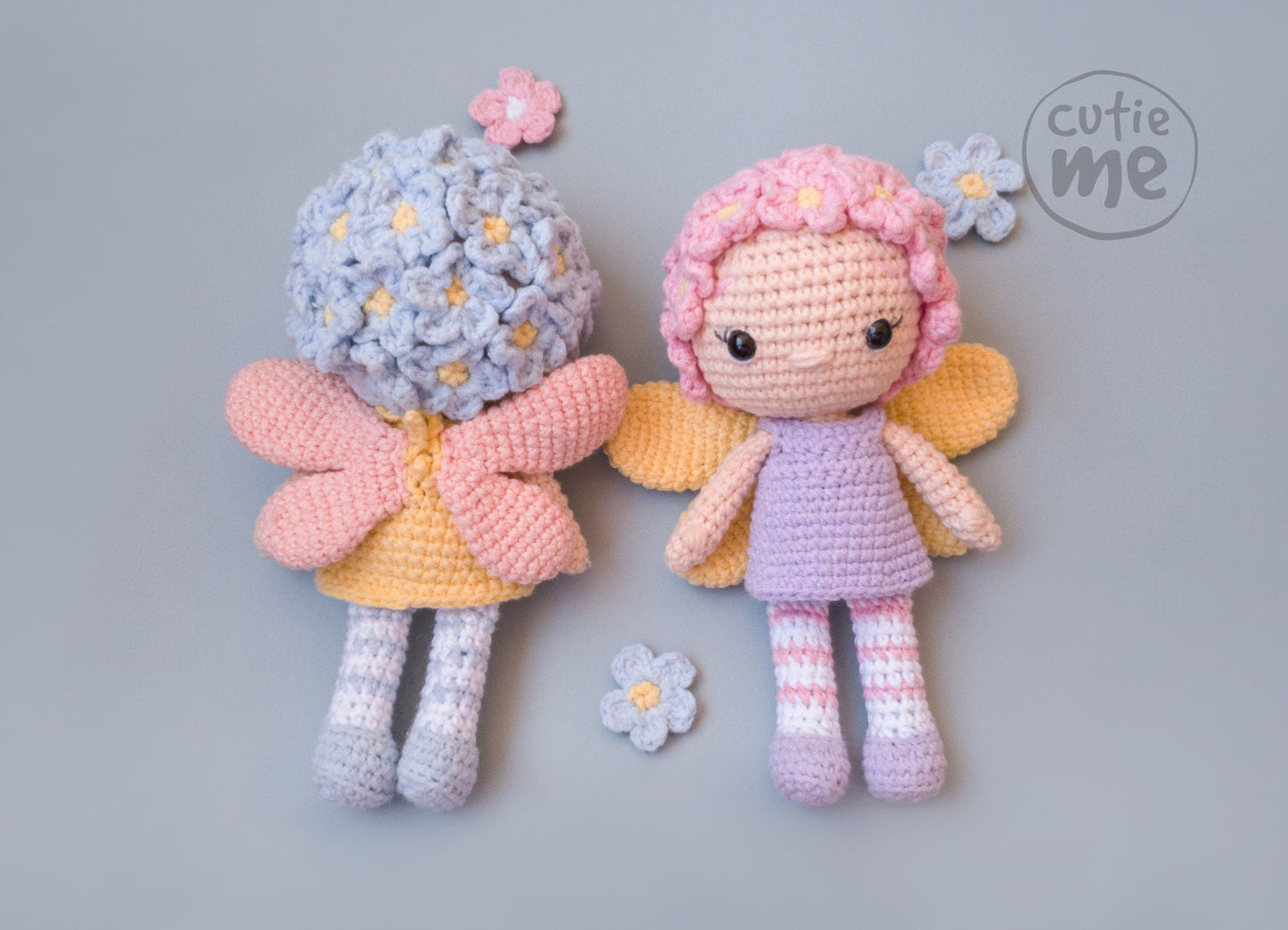 Fleur the Fairy amigurumi crochet toy pattern pdf