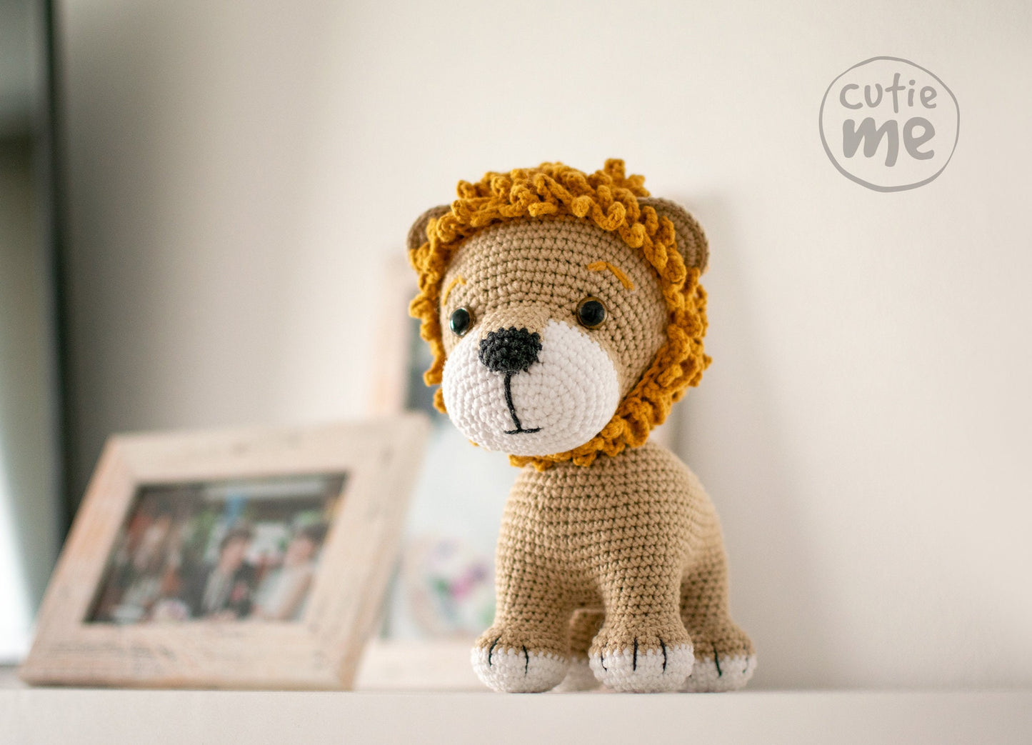 Myron The Lion amigurumi crochet toy pattern pdf